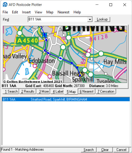Windows Desktop Postcode Plotter Manual AFD Software